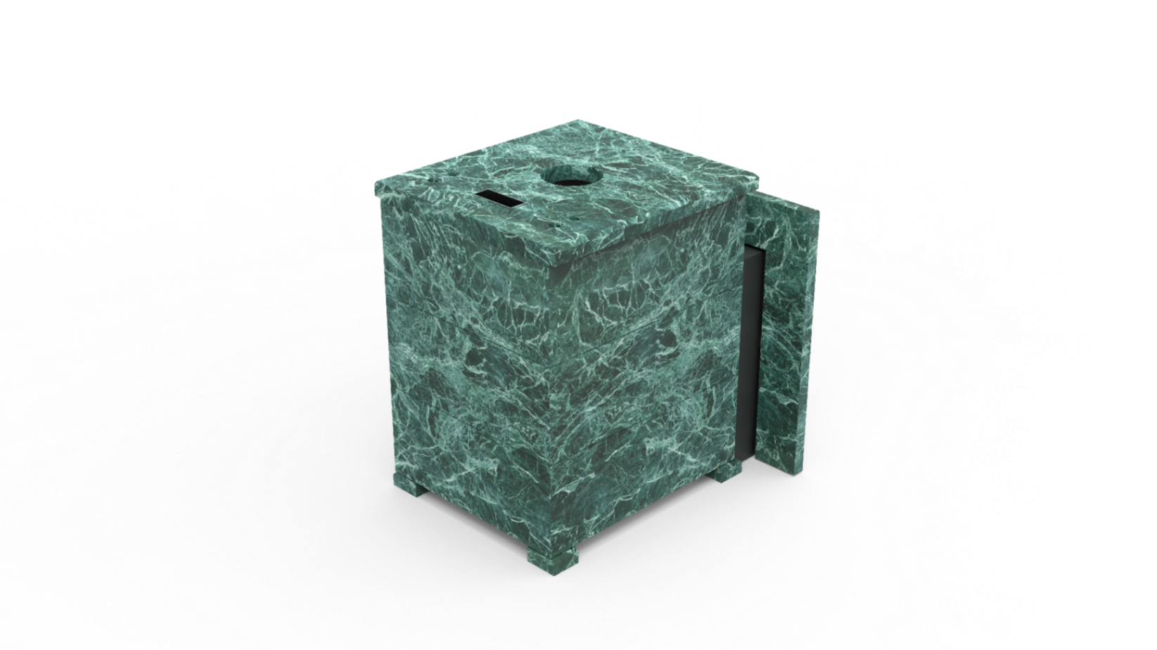 Печь из натурального камня Genesis GN 500 облицовка закрытая плоская пироксенит-элит фото в Екатеринбурге