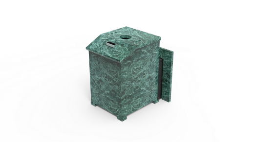 Печь из натурального камня Genesis GN 500 облицовка закрытая со скосом талькохлорит-шлифовка фото в Екатеринбурге