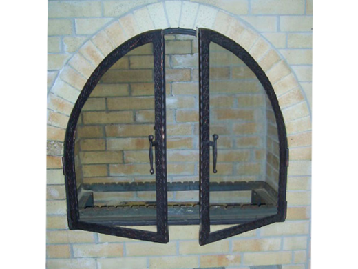 Дверь каминная полукруглая фото в Екатеринбурге