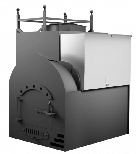 Печь Горыныч Мини, каменка закрытая с левой стороны, система воздушного отопления фото в Екатеринбурге Печь Горыныч Мини, каменка закрытая с левой стороны, система воздушного отопления фото в Екатеринбурге