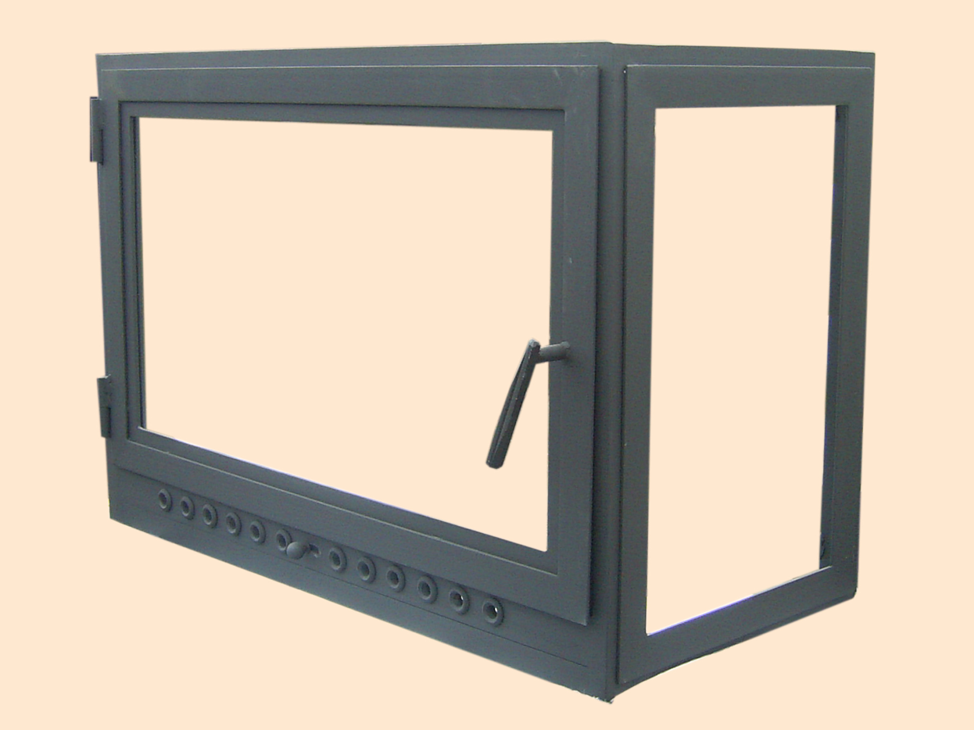 Дверь каминная угловая фото в Екатеринбурге