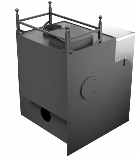 Печь Горыныч Мини, каменка закрытая с правой стороны, система воздушного отопления фото в Екатеринбурге Печь Горыныч Мини, каменка закрытая с правой стороны, система воздушного отопления фото в Екатеринбурге