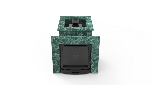 Печь из натурального камня Genesis GN 500 облицовка открытая пироксенит-элит фото в Екатеринбурге