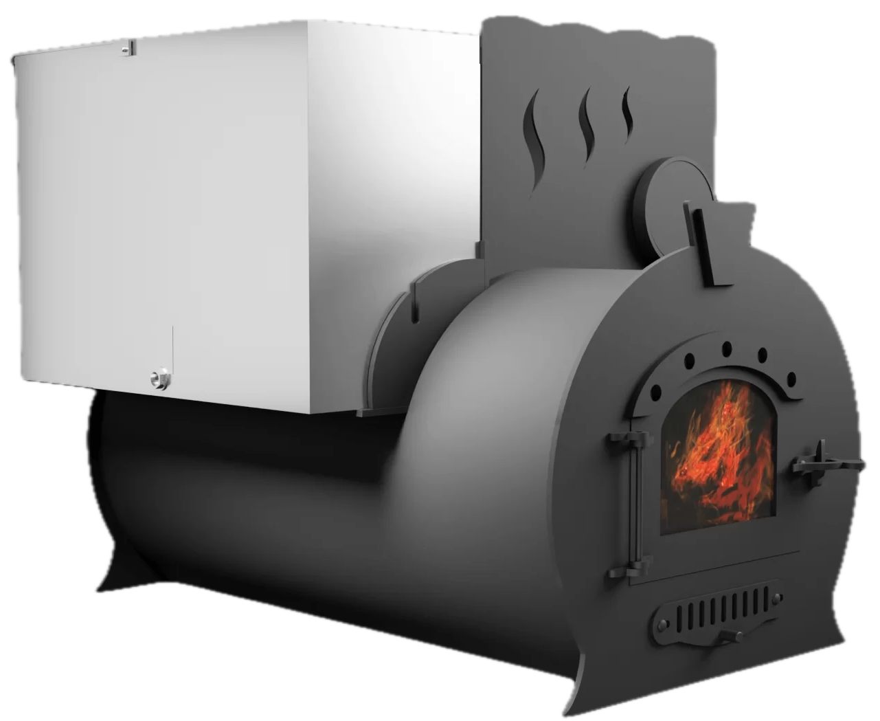 Печь Горыныч 2, каменка с правой стороны, малая дверь со стеклом фото в Екатеринбурге Печь Горыныч 2, каменка с правой стороны, малая дверь со стеклом фото в Екатеринбурге