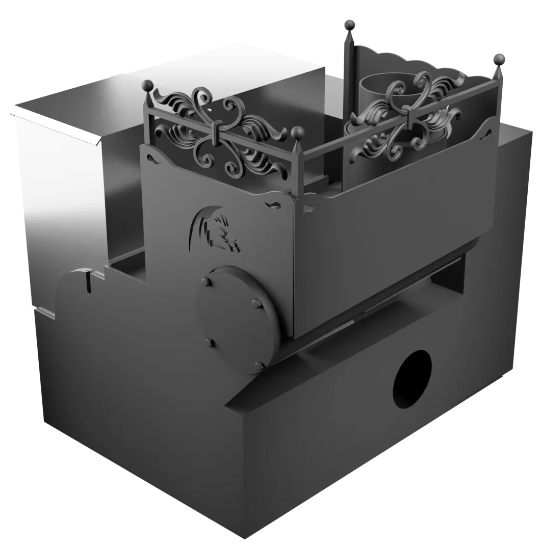 Горыныч 3 СВОП, каменка с левой стороны, большая дверь со стеклом фото в Екатеринбурге Горыныч 3 СВОП, каменка с левой стороны, большая дверь со стеклом фото в Екатеринбурге
