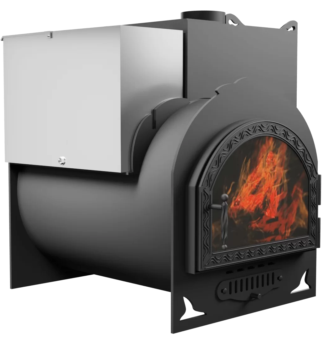 Печь Горыныч Мини, каменка с правой стороны, средняя дверь со стеклом фото в Екатеринбурге Печь Горыныч Мини, каменка с правой стороны, средняя дверь со стеклом фото в Екатеринбурге