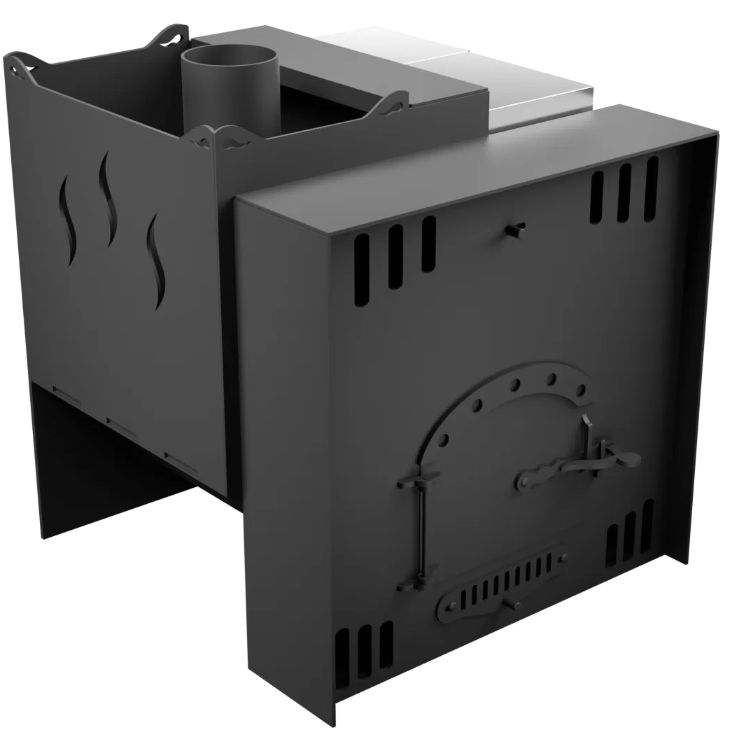 Печь Горыныч Мини, каменка с левой стороны, естественная система воздушного отопления фото в Екатеринбурге Печь Горыныч Мини, каменка с левой стороны, естественная система воздушного отопления фото в Екатеринбурге