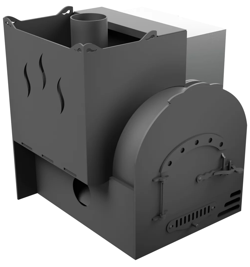 Печь Горыныч Мини, каменка с левой стороны, система воздушного отопления фото в Екатеринбурге Печь Горыныч Мини, каменка с левой стороны, система воздушного отопления фото в Екатеринбурге