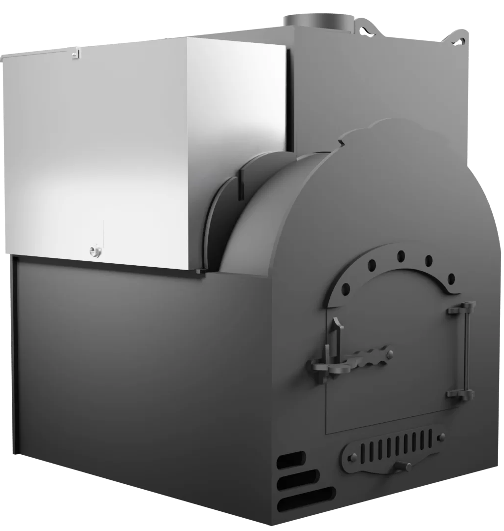 Печь Горыныч Мини, каменка с правой стороны, система воздушного отопления фото в Екатеринбурге Печь Горыныч Мини, каменка с правой стороны, система воздушного отопления фото в Екатеринбурге