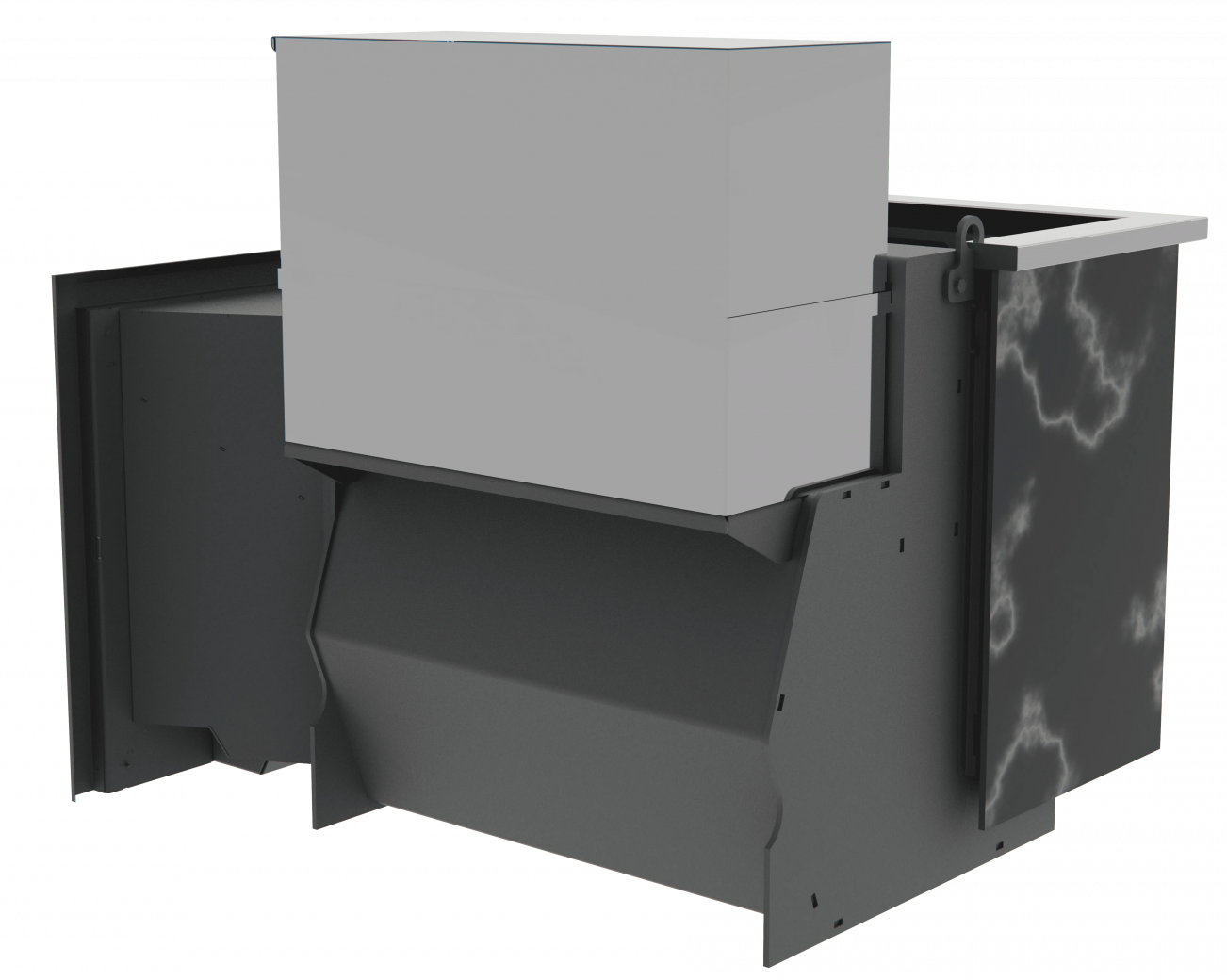 Банный камин 800, AISI 430 фото в Екатеринбурге Банный камин 800, AISI 430 фото в Екатеринбурге