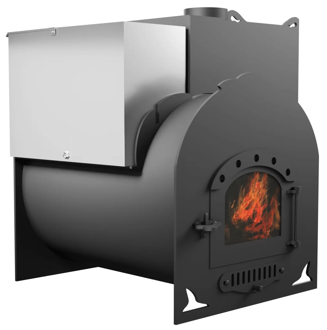 Печь Горыныч Мини, каменка с правой стороны, дверь малая со стеклом фото в Екатеринбурге Печь Горыныч Мини, каменка с правой стороны, дверь малая со стеклом фото в Екатеринбурге