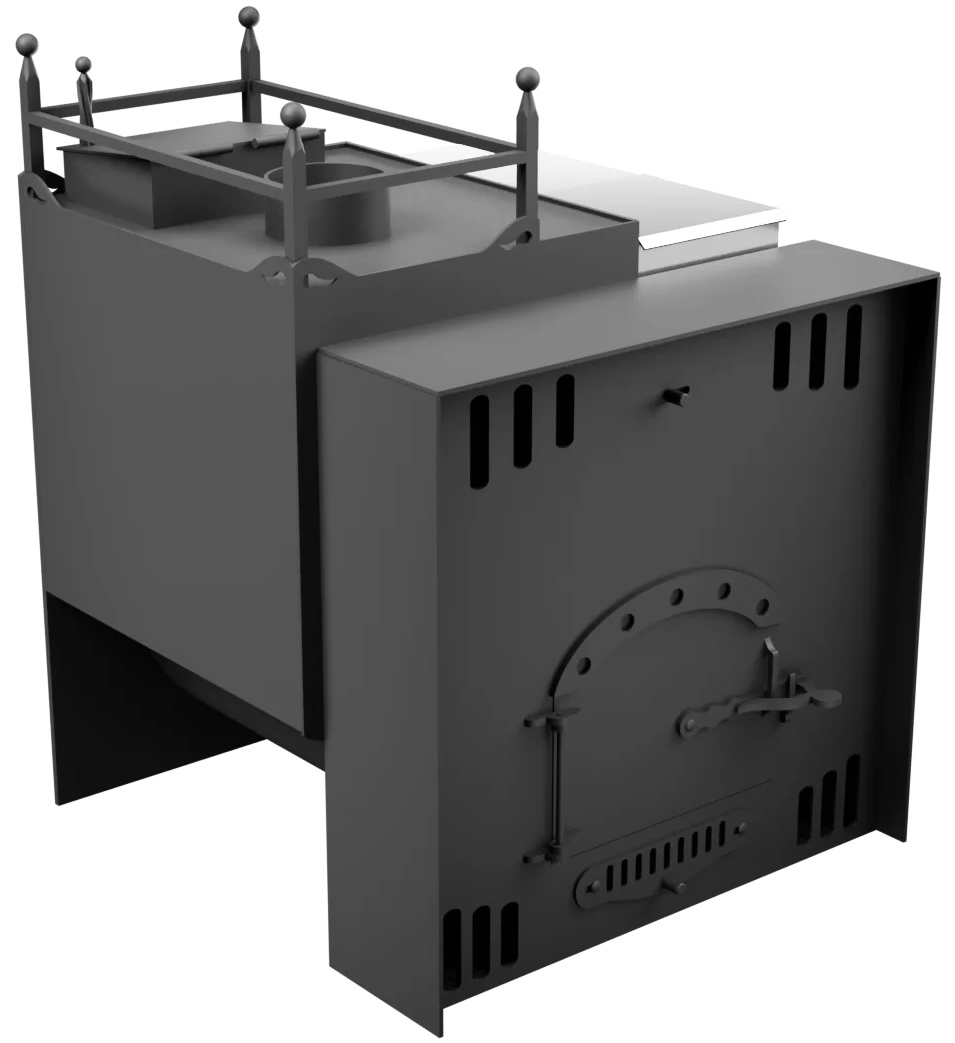 Печь Горыныч Мини, каменка закрытая с левой стороны, естественная система воздушного отопления фото в Екатеринбурге Печь Горыныч Мини, каменка закрытая с левой стороны, естественная система воздушного отопления фото в Екатеринбурге