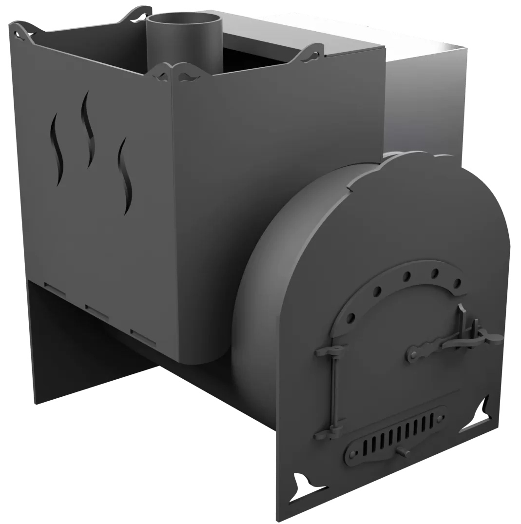 Печь Горыныч Мини, каменка с левой стороны фото в Екатеринбурге Печь Горыныч Мини, каменка с левой стороны фото в Екатеринбурге