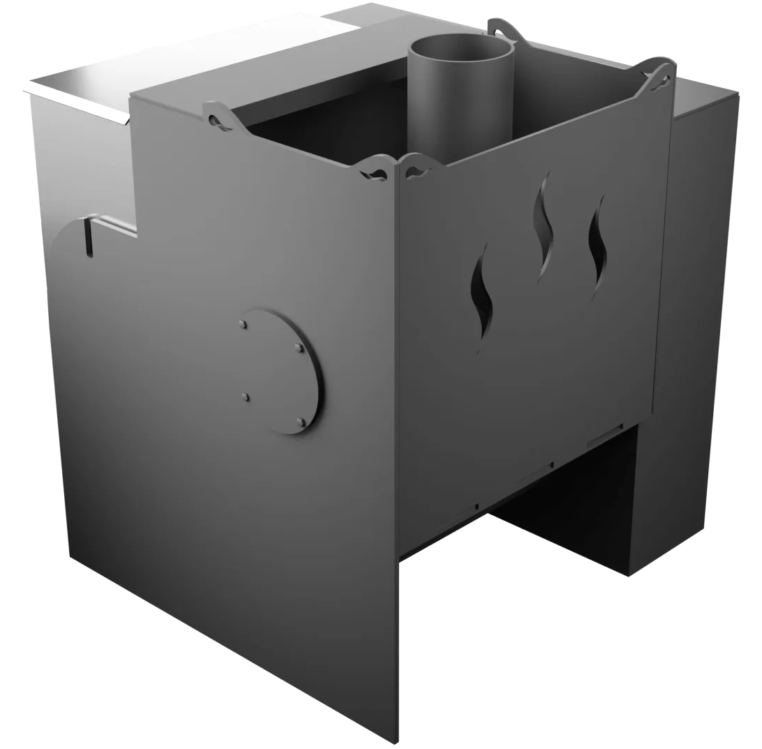 Печь Горыныч Мини, каменка с левой стороны, естественная система воздушного отопления фото в Екатеринбурге Печь Горыныч Мини, каменка с левой стороны, естественная система воздушного отопления фото в Екатеринбурге