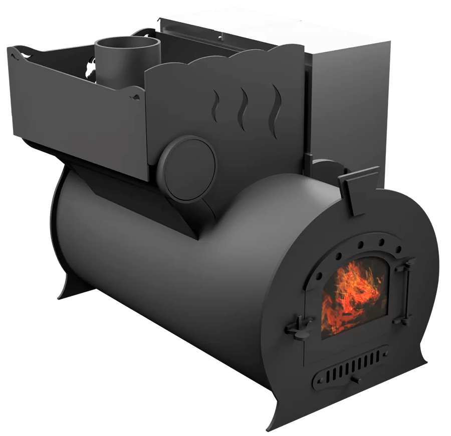 Печь Горыныч 2, каменка с левой стороны, малая дверь со стеклом фото в Екатеринбурге Печь Горыныч 2, каменка с левой стороны, малая дверь со стеклом фото в Екатеринбурге