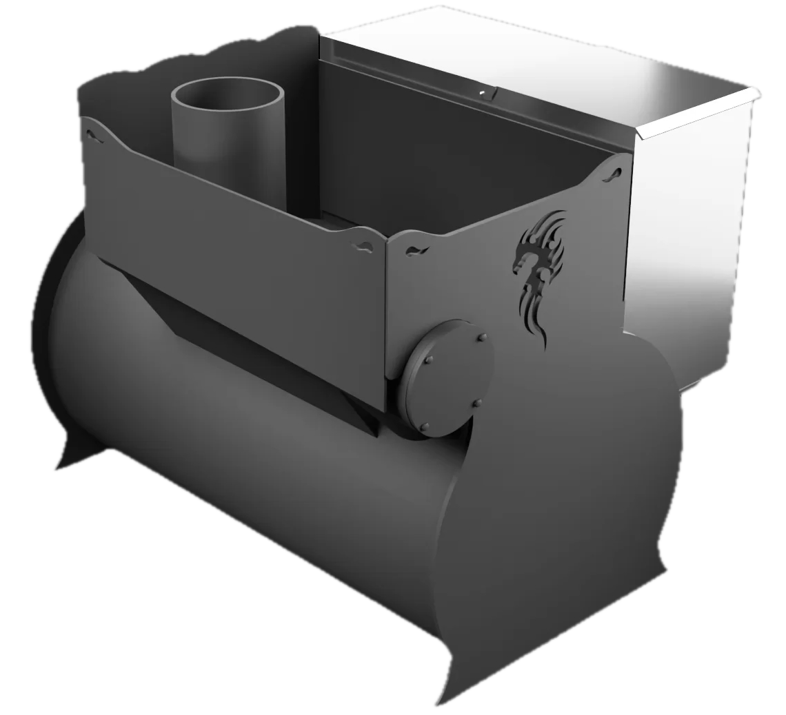 Печь Горыныч 2, каменка с правой стороны, малая дверь со стеклом фото в Екатеринбурге Печь Горыныч 2, каменка с правой стороны, малая дверь со стеклом фото в Екатеринбурге