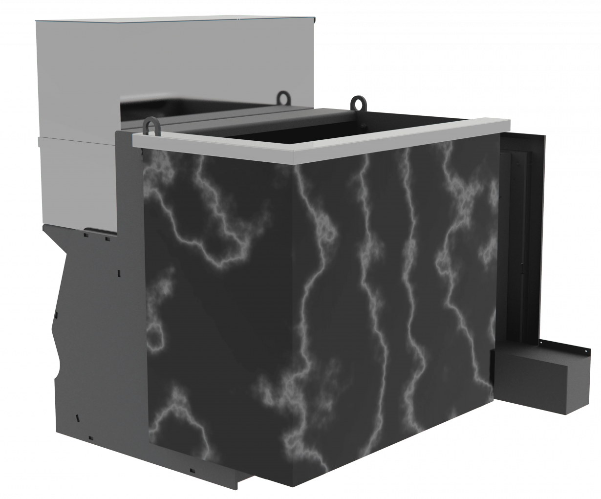 Банный камин 800, AISI 430 фото в Екатеринбурге Банный камин 800, AISI 430 фото в Екатеринбурге