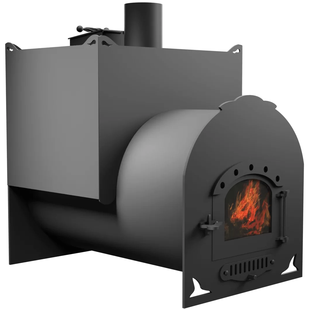 Печь Горыныч Мини, двойная каменка закрытая, малая дверь со стеклом фото в Екатеринбурге Печь Горыныч Мини, двойная каменка закрытая, малая дверь со стеклом фото в Екатеринбурге