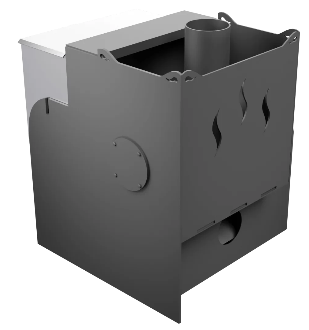 Печь Горыныч Мини, каменка с левой стороны, система воздушного отопления фото в Екатеринбурге Печь Горыныч Мини, каменка с левой стороны, система воздушного отопления фото в Екатеринбурге