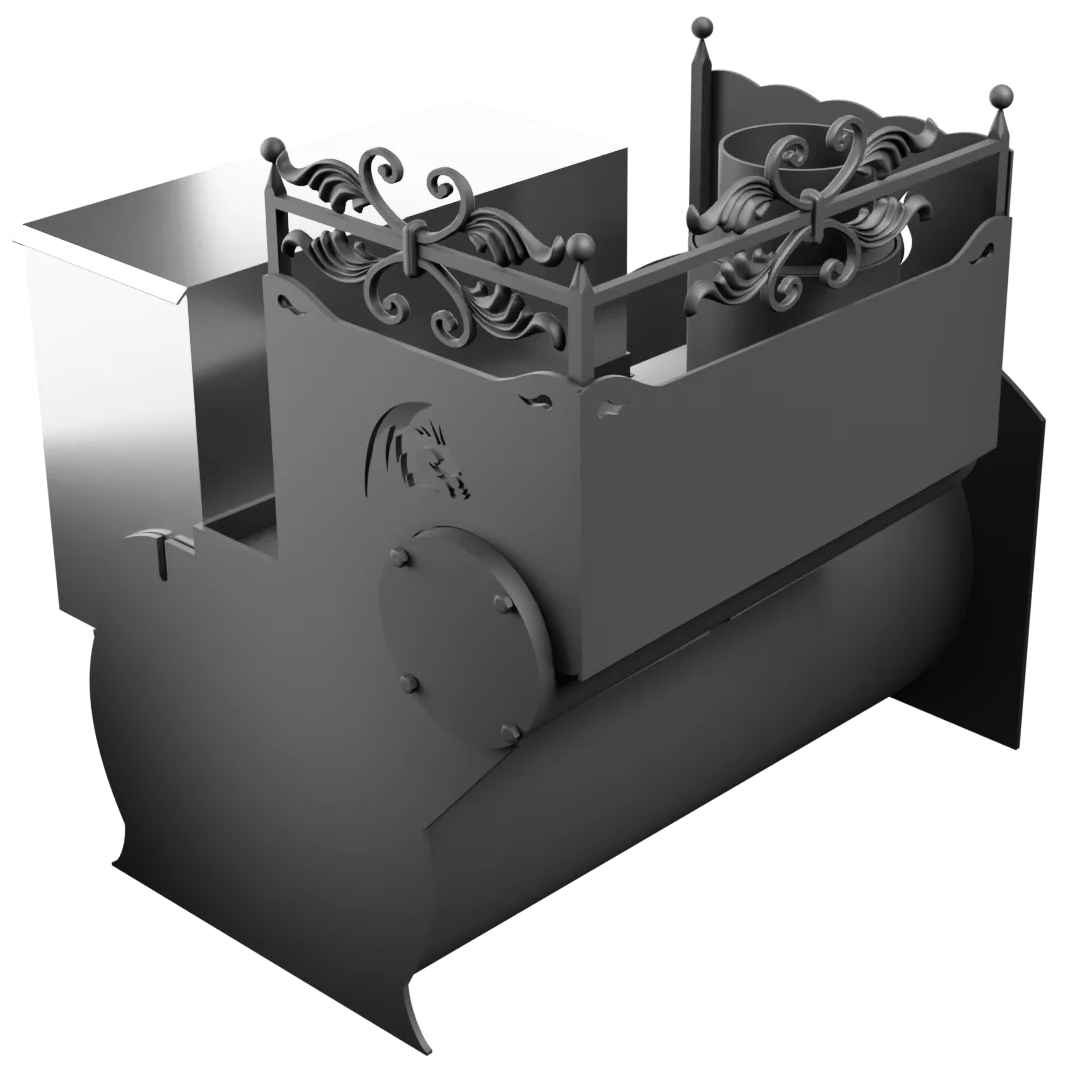 Печь Горыныч 3, каменка с левой стороны, большая дверь со стеклом фото в Екатеринбурге Печь Горыныч 3, каменка с левой стороны, большая дверь со стеклом фото в Екатеринбурге