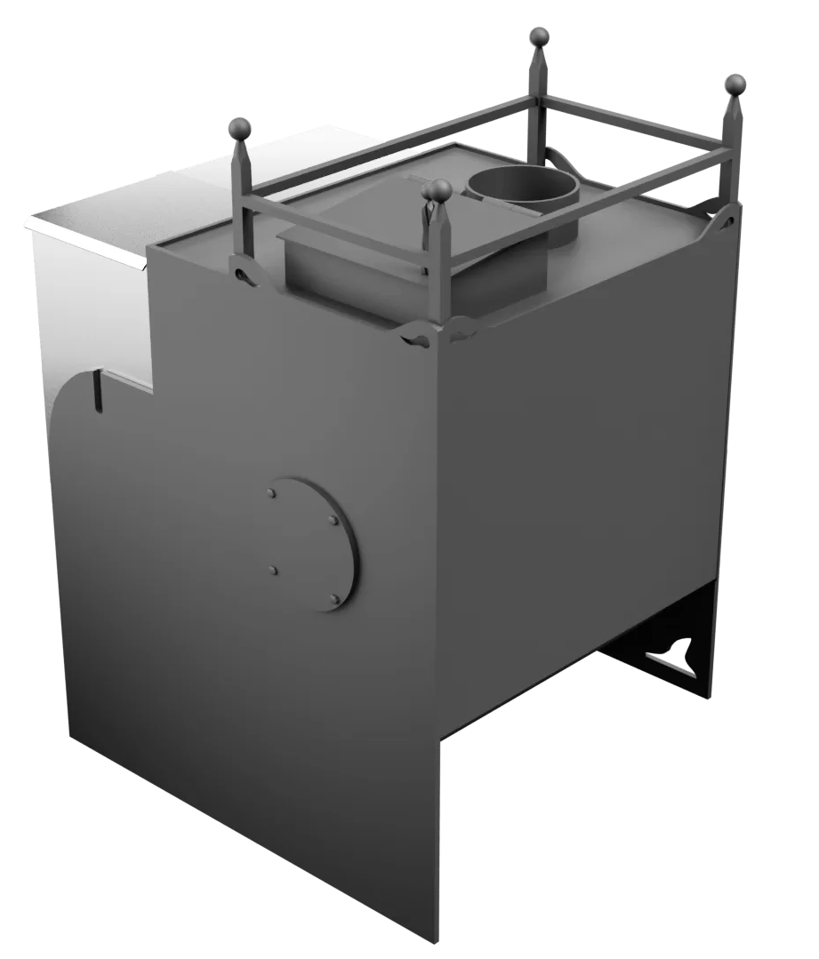 Печь Горыныч Мини, каменка закрытая с левой стороны фото в Екатеринбурге Печь Горыныч Мини, каменка закрытая с левой стороны фото в Екатеринбурге