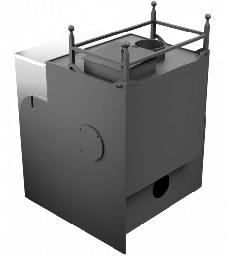 Печь Горыныч Мини, каменка закрытая с левой стороны, система воздушного отопления фото в Екатеринбурге Печь Горыныч Мини, каменка закрытая с левой стороны, система воздушного отопления фото в Екатеринбурге